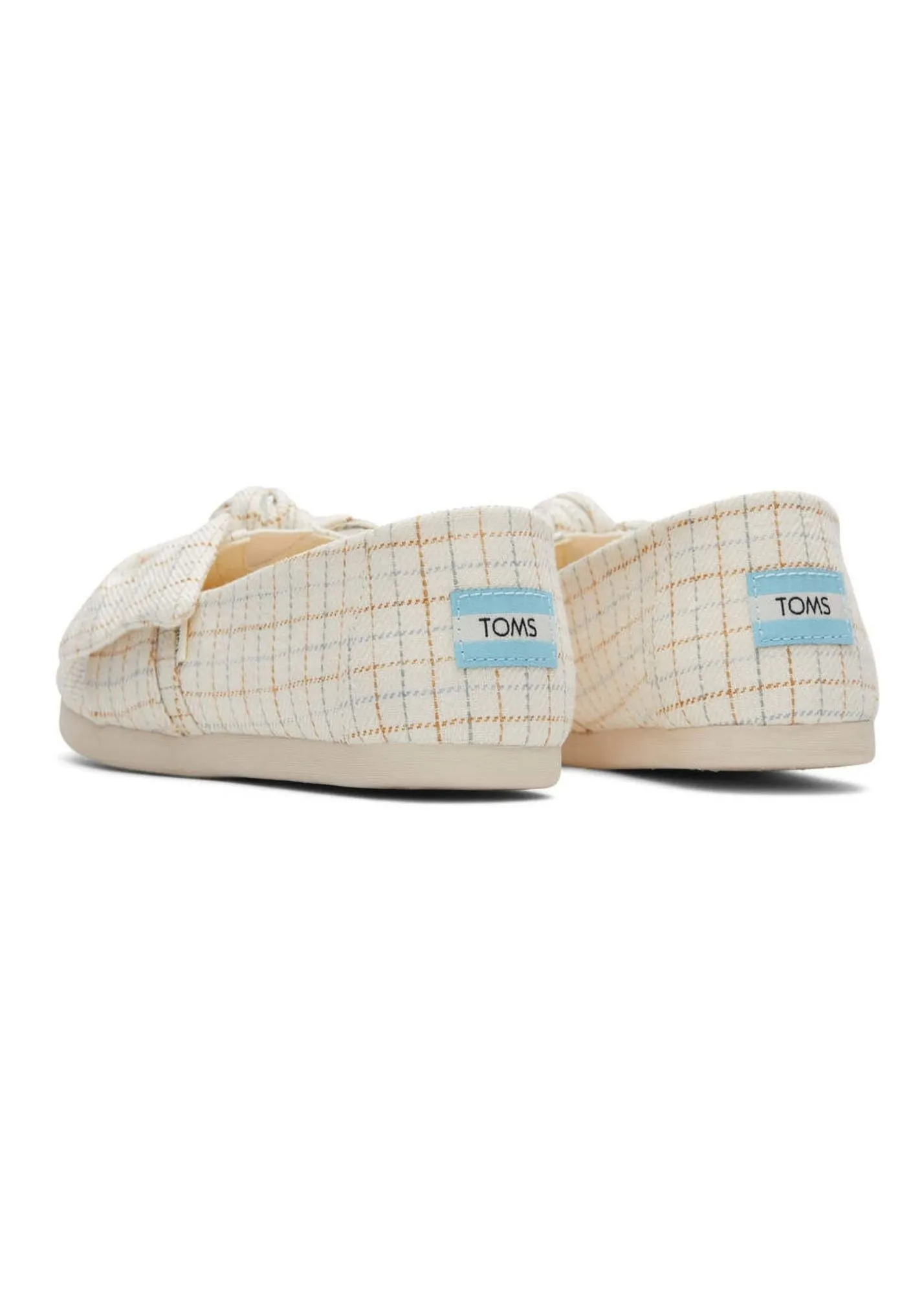 TOMS® Alpargata Checkered Bow - FINAL SALE