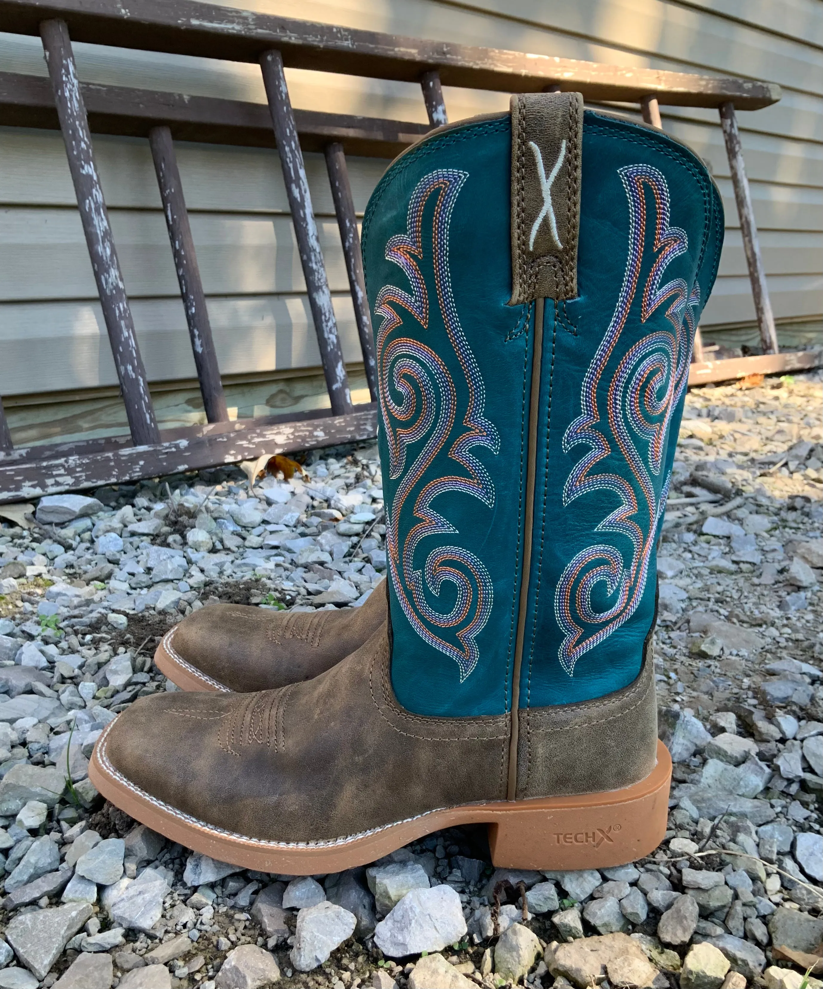 Twisted X Women's 12” Tech Bomber & Storm Blue Cowgirl Boot WXTR001