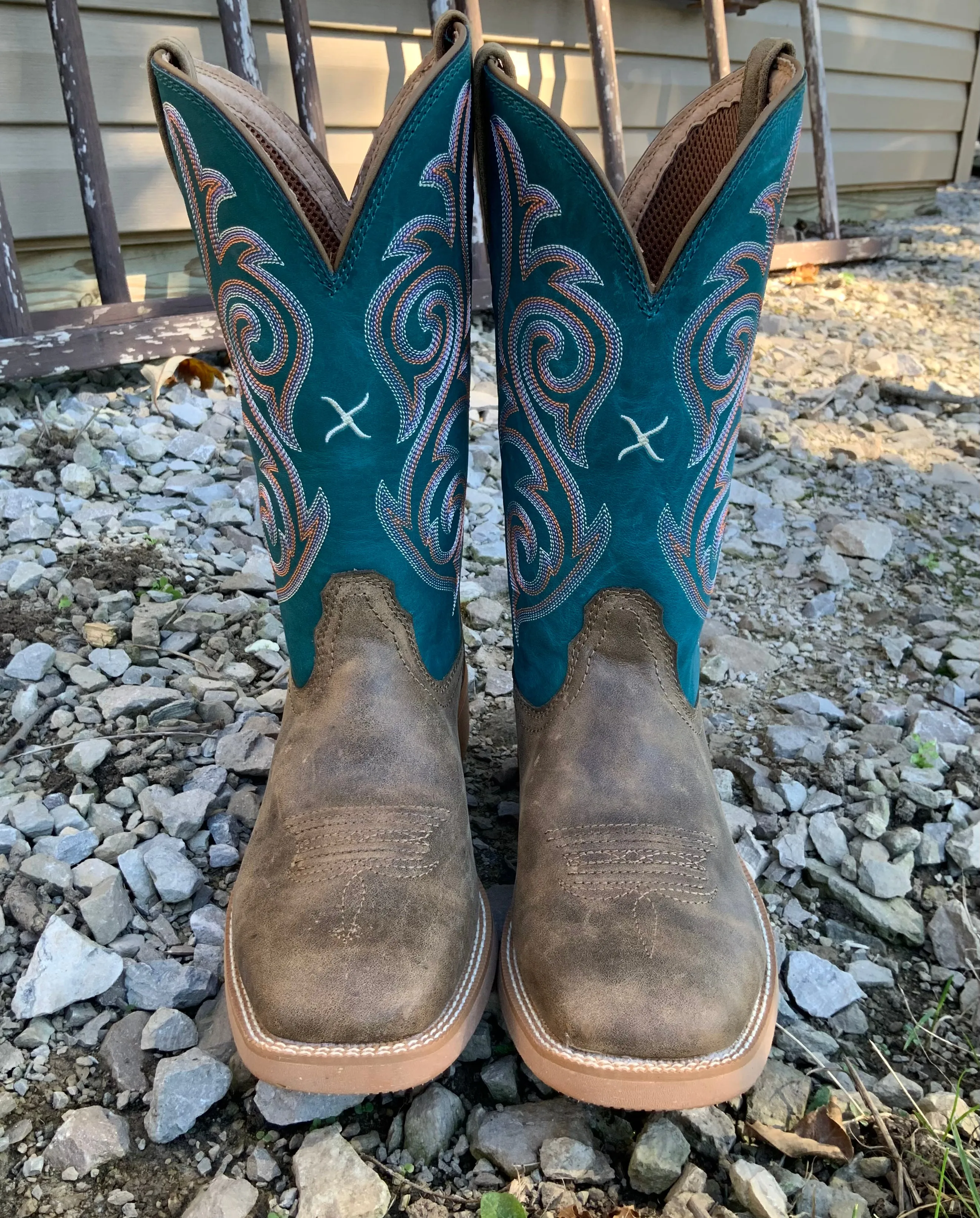 Twisted X Women's 12” Tech Bomber & Storm Blue Cowgirl Boot WXTR001