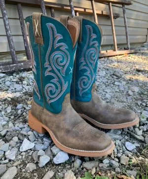 Twisted X Women's 12” Tech Bomber & Storm Blue Cowgirl Boot WXTR001