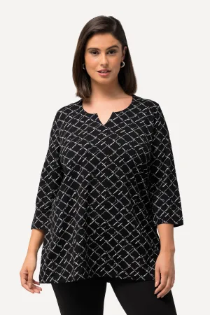 Ulla Popken Check Print Top