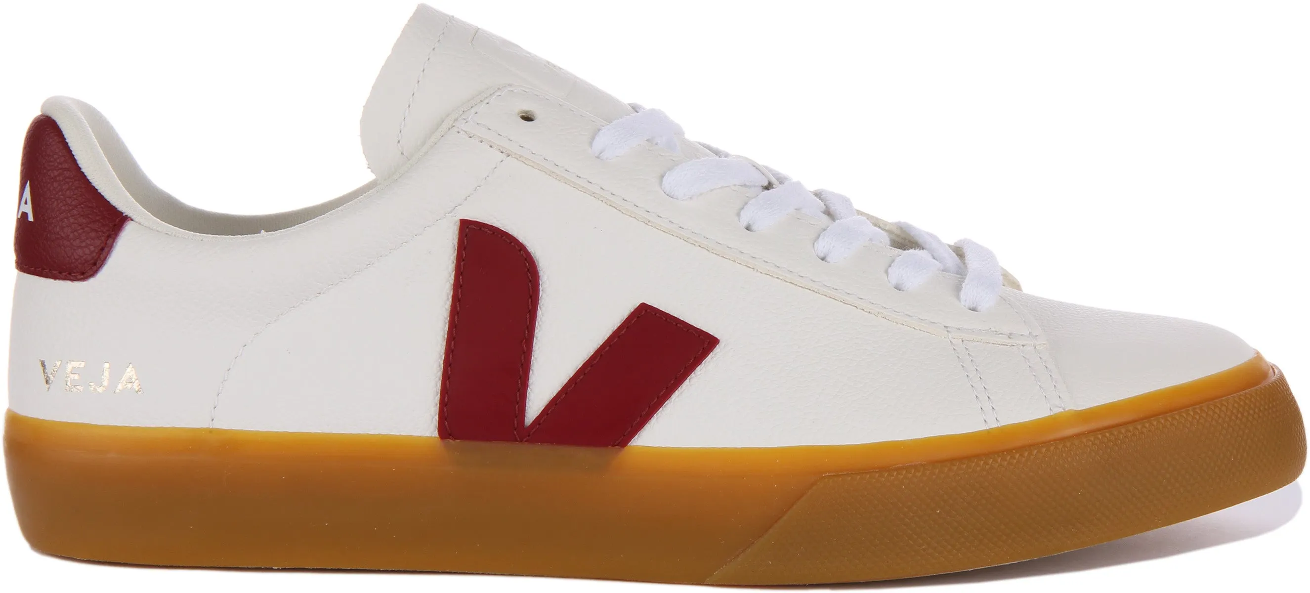 Veja Campo Chromefree In White Red For Women