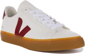 Veja Campo Chromefree In White Red For Women