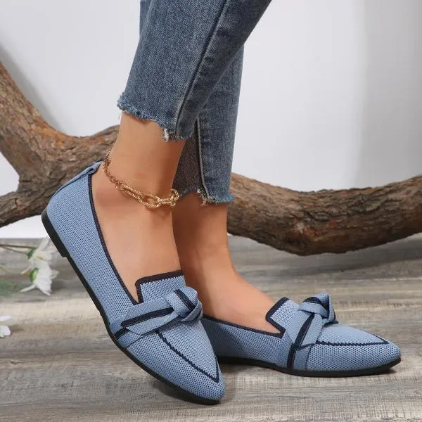 Women's Casual Bow-Knot Breathable Flat Shoes 68906704S