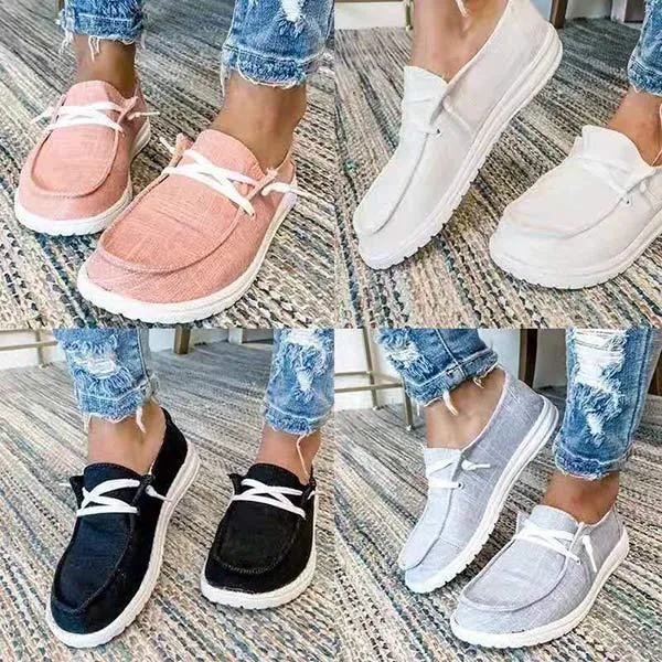 Women's Casual Flat Lace-Up Loafers 03980275C