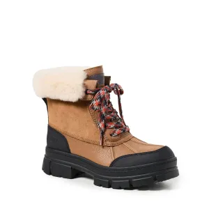 Women's Shoes UGG ASHTON ADDIE Waterproof Leather Winter Boots 1130524 CHESTNUT